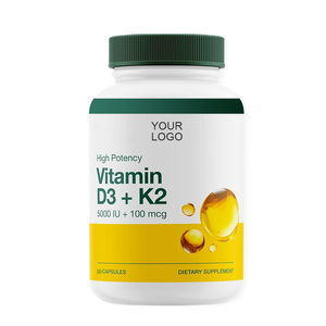 Oem Krachtige <span class=keywords><strong>D3</strong></span> K2 Softgel-Capsules Versterkten De Absorptievitamines Voor Tieners En De Gezamenlijke Ondersteuning Van Volwassenen, Niet Voor Pasgeborenen - Product Image 1