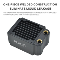 Échangeur de chaleur à eau OCOCOO G1/4 en laiton pour système de refroidissement liquide compact de serveur, industriel et médical