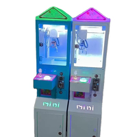 Machine à griffes mini de type arcade à monnayeur pour bonbons, vente en gros usine, garantie 1 an, matériel et verre personnalisables