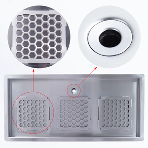 สถานีชงกาแฟแบบดริปสเตนเลส 304 พร้อมถาดรองน้ำหยดเบียร์แบบกำหนดเอง ถาดดริปกาแฟแบบมือ สถานีสามชั้น แบรนด์สั่งทำ - Product Image 4