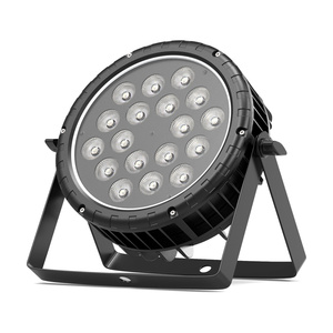 ไฟพาร์ LED 18x10W RGBW 80W IP65 ควบคุมด้วย DMX512 CRI90 ตัวเรือนอลูมิเนียมอัลลอยด์ สำหรับงานกลางแจ้งและเวที - Product Image 1