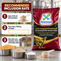 Prémélange composé de minéraux et oligo-éléments Jinmao à 0,3 % pour poulets de chair en croissance, reproducteurs et poulettes de 6 à 20 semaines