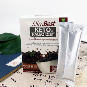 Batido de Café en Polvo Sustituto de <span class=keywords><strong>Comida</strong></span> <span class=keywords><strong>Keto</strong></span> PALEO DIET, Sabor a Azúcar, Certificado Halal - Product Image 5