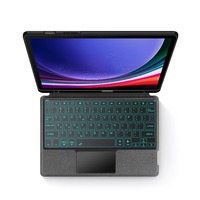 Coque de clavier personnalisée exclusive avec découpe précise pour caméra latérale et Touch ID supérieur, anti-jaunissement, protection intégrale pour iPad 10e génération