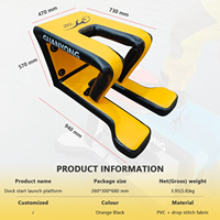 Plateforme gonflable Dockstarter pour efoil, hydrofoil et planche de surf gonflable, pour jeux aquatiques et plateforme de lancement