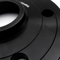 Adaptateur d'entretoise de roue en aluminium noir Embers PCD 5x108 CB 65.1mm Épaisseur 15/20mm Peugeot 308/3008/407 XC70/S70/V70/S80