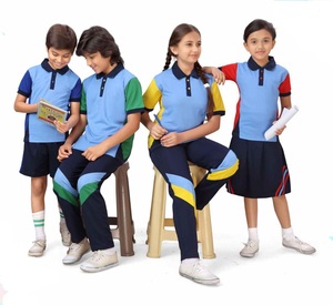 Ensemble d'uniformes scolaires de style nouveau pour enfants, de haute qualité, confortable, durable, respirant, vêtements de sport à prix avantageux - Product Image 5