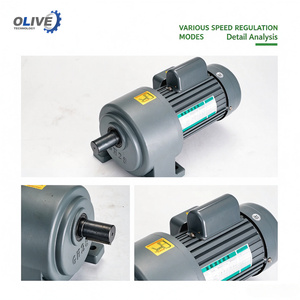 มอเตอร์เกียร์แบบเฮลิคอล 3 เฟส รุ่น CV18-200W อัตราทด 3-90 มอเตอร์เกียร์ลดความเร็วขนาดกะทัดรัด สำหรับเครื่องจักรบรรจุภัณฑ์อัตโนมัติขนาดเล็ก - Product Image 3