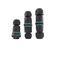 Connecteur de câble droit souterrain étanche IP68 M16 2P 3P pour éclairage LED