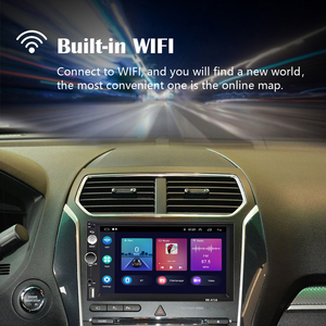 (EU cổ phiếu) podofo 2 + 64GB <span class=keywords><strong>Android</strong></span> xe Đài phát thanh stereo 2 Din 7 "Carplay <span class=keywords><strong>Android</strong></span> tự động GPS Wifi Hi-Fi âm thanh FM RDS USB phổ OEM - Product Image 4