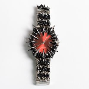 Montre gothique Y2K personnalisée en albâtre avec mouvement à quartz pour homme, décoration unique, montre-bracelet à griffes, style gothique, fabrication artisanale - Product Image 5