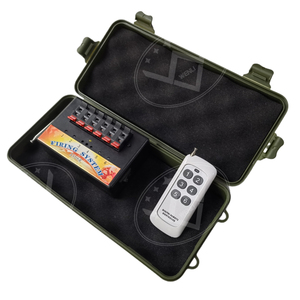 Liuyang hạnh phúc CE cấp giấy chứng nhận 6 tín hiệu (DB06r-6) không dây điều khiển từ xa pháo hoa bắn hệ thống + 20 pcs 1m Talon igniters - Product Image 3