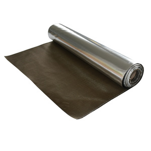 Matériau d'isolation thermique tissé à <span class=keywords><strong>prix</strong></span> d'usine, barrière radiante <span class=keywords><strong>en</strong></span> tissu <span class=keywords><strong>de</strong></span> fibre <span class=keywords><strong>de</strong></span> <span class=keywords><strong>verre</strong></span> enduit <span class=keywords><strong>de</strong></span> feuille d'aluminium, résistant à <span class=keywords><strong>la</strong></span> chaleur, découpable - Product Image 5