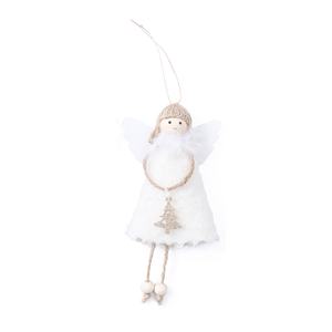 Nuevo adorno de niña de Ángel de Navidad pequeño colgante decoración de árbol de Navidad colgante de fábrica al por mayor - Product Image 6
