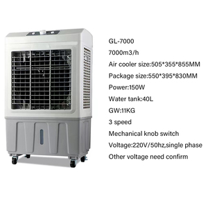 Portable Evaporative Air Conditioner Outdoor Hotel Use 3 Speeds Factory Direct Sale - Product Image 6