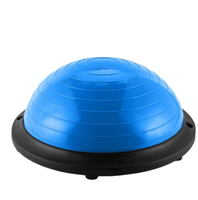 Ballon d'équilibre PK.1 pour entraînement de base, ballon de Bosu, exercices de force Yoga Pilates, entraîneur d'équilibre, équipement de gym compact, fonction massage