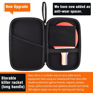 Estuche Rígido Personalizado para Palas de Ping Pong, Bolsa de Almacenamiento para <span class=keywords><strong>2</strong></span> Palas y Múltiples Pelotas - Antigolpes, Antidesgaste - Product Image 3