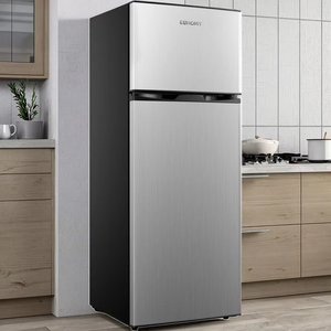 Mini-réfrigérateur EUHOMY adapté à la maison, respectueux de l'environnement, avec congélateur et réfrigérateur, double porte - Product Image 1
