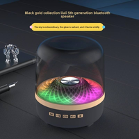 Speaker Nirkabel Transparan Bass Beast Speaker 5.0 Nirkabel Efek Cahaya RGB Gradasi Tahan Air Speaker Mengapung