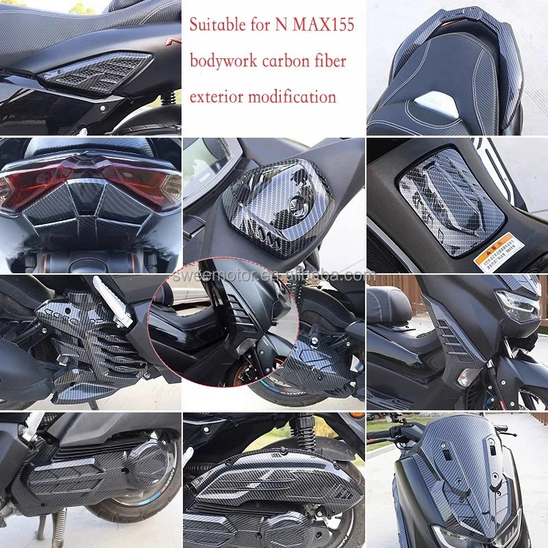 Suitable for Yamaha 2025 NMAX 155 V3 Motorcycle Carbon Fiber Fuel