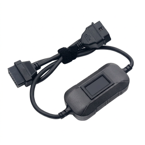 Adaptateur convertisseur 24V vers 12V pour camion – OBD2 pour camion diesel lourd, noir et rouge L318 - Product Image 1