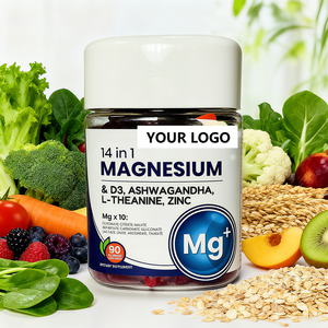 Integratore di ferro Gummies nutriente Wellness supporto-calcio magnesio miscela di zinco a base vegetale fabbrica Private Label Service - Product Image 2