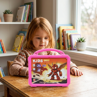Tablette pour enfants de 8 pouces, grande mémoire, tablette Wi-Fi, tablette PC, étui en silicone, tablette pour enfants