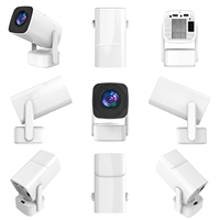 Projecteur F800 Mini 720p, projecteur vidéo sans fil Wifi, projecteur vidéo portable LED domestique, 160 ANSI, Full HD, système Android intelligent