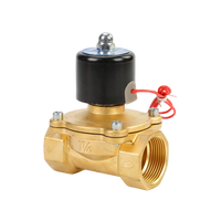 Vanne solénoïde à diaphragme en laiton DC24V AC110V AC220V DC12V DN6-DN100 Vanne solénoïde électrique pour eau, huile, gaz