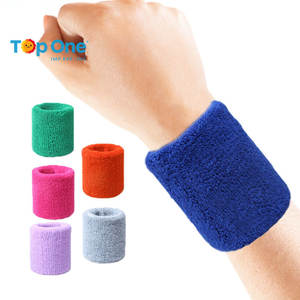 Top One Manufacturer <b>Men</b> Women Athlete Kids Baseball Plain Running Basketball <b>Wrist</b> Sweat <b>Band</b> Sweatband - Product Image 1