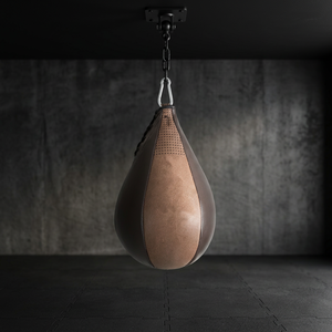 High Quality Eco-Friendly Customizable Leather Heavy Punching Bag Adjustable Elasticity Adjustable Height for Boxing MMA - Product Image 3