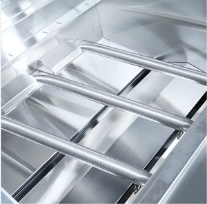 Factory OEM 6 Burners Grill With Adjustable Temperature, Wholesale <strong>Dual</strong> <strong>Fuel</strong> <strong>BBQ</strong> Set , Portable for Camping/Garden <strong>BBQ</strong> - Product Image 2