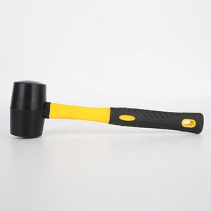 Martillo de seguridad de cabeza dividida con mango recubierto de plástico, martillo de goma elástico para azulejos, decoración del hogar, maquinaria, OEM - Product Image 4