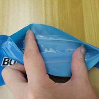 Sacs d'emballage en plastique transparents et écologiques avec fermeture éclair givrée, fabriqués par l'usine OEM de ChaoZhou, pour les entreprises