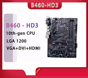 เมนบอร์ด Gigabyte B460-HD3 สำหรับเดสก์ท็อป DDR4 SATA แบบดูอัลแชนแนล รุ่นใหม่ รองรับซีพียู Intel เจนเนอเรชั่น 10 สำหรับสำนักงานและการเล่นเกม - Product Image 1