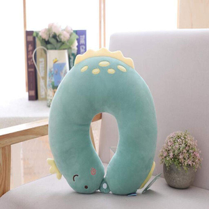 Almohada de Viaje Creativa en Forma de Dinosaurio, de Algodón PP Suave, para Siestas en la Oficina y Viajes, con Soporte Cervical de Dibujos Animados - Product Image 2