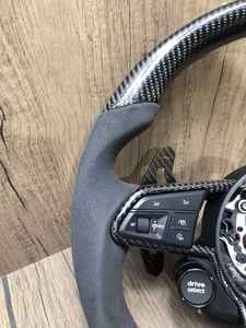 Volante de Fibra de Carbono con LED para <span class=keywords><strong>Audi</strong></span> B9 A5 A6 S3 S4 S5 S6 S7 RS3 RS4 RS5 Q5 Q7 RS6 R8 <span class=keywords><strong>TT</strong></span> A7 TTRS, Venta Directa de Fábrica - Product Image 3