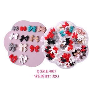 Oferta Especial: Nuevo Set de Arte de Uñas Estilo Japonés, Mixto 3D, Paquete de 7 Compartimentos, Dijes de Resina para Uñas con Diseños de Mariposas, Lazos y Osos de Dibujos Animados - Product Image 2