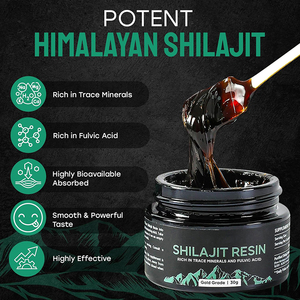 Vente chaude <span class=keywords><strong>Shilajit</strong></span> Produits <span class=keywords><strong>100</strong></span>% <span class=keywords><strong>Shilajit</strong></span> Résine Supplément de santé Pure Himalayan Shilajitit Résine - Product Image 4