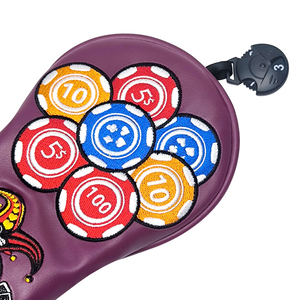 ปลอกหุ้มหัวไม้กอล์ฟ ปลอกหนัง ปลอกหุ้มแบบกำหนดเอง ชุดกันน้ำ สำหรับไดรเวอร์ วูดส์ ไฮบริด ปลอกหุ้มหัวไม้ PU สำหรับไม้กอล์ฟ - Product Image 3