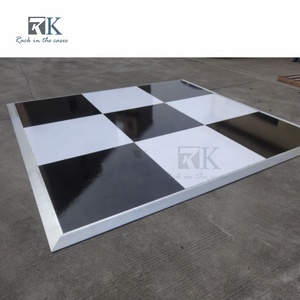 พื้นไม้กระดานสำหรับเต้นรำคุณภาพสูง สีขาวและดำ เงางาม พร้อมจำหน่าย - Product Image 4