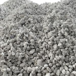 Galets blancs polis, roche de roche en pierres naturelles - Product Image 1