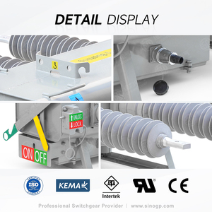 Interruptor de Carga Trifásico de Gas SF6 para Exteriores de Media Tensión de 40.5kV, 630A, 50/60Hz, Montado en Línea de Red de Distribución de Energía - Product Image 4