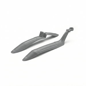 Ensemble de garde-boue universel pour VTT, pour roues de 24 à 26 pouces, angle réglable, installation sans outil, garde-boue de vélo - Product Image 1