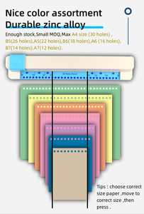Tùy chỉnh tay A4 lỗ đục lỗ 30 lỗ đấm lỗ giấy cho công cụ thủ công Thẻ sổ lưu niệm văn phòng phẩm tập tin giấy cắt - Product Image 3