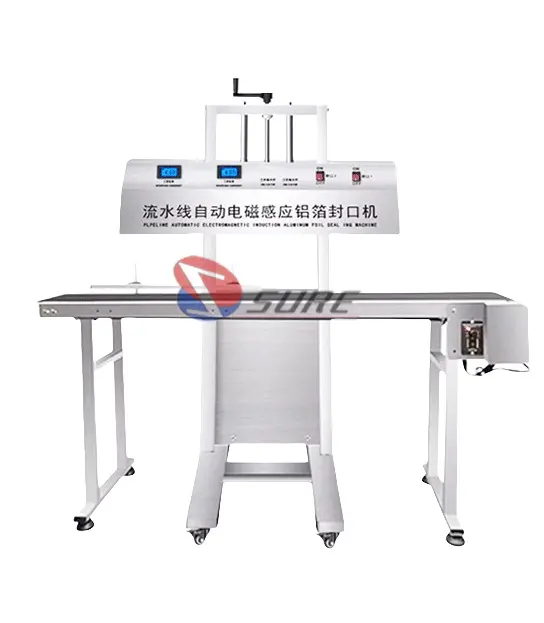 Máquina de sellado de papel de aluminio Máquina de sellado de tapa de papel de aluminio de inducción Máquina de sellado de inducción electromagnética