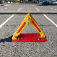 YH2055 Verrou de stationnement triangulaire à clé, fixé au sol, dispositif de sécurité routière pour voitures