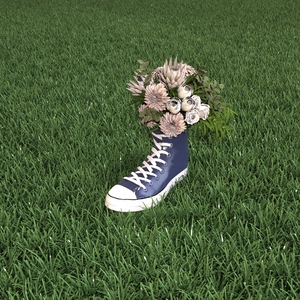 Nouveau produit personnalisé : Pots de fleurs créatifs en résine en forme de chaussures de skate pour la décoration intérieure - Product Image 1