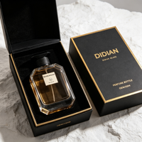 Coffrets Cadeaux de Parfums Personnalisés Minimalistes – Flacons de Parfum à Design Plat 30 ml, 100 ml – Bouteille de Parfum Vide en Verre 50 ml avec Boîte