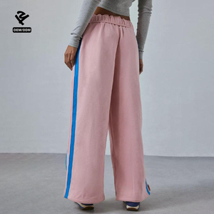 <span class=keywords><strong>Pantaloni</strong></span> a Gamba Larga da <span class=keywords><strong>Donna</strong></span> <span class=keywords><strong>con</strong></span> Spacchi <span class=keywords><strong>Laterali</strong></span>, Strisce <span class=keywords><strong>Laterali</strong></span> in Cotone, <span class=keywords><strong>Pantaloni</strong></span> da Jogging <span class=keywords><strong>con</strong></span> Vita Elastica, <span class=keywords><strong>Pantaloni</strong></span> Casual da Corsa - Product Image 2